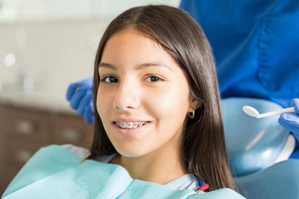happy orthodontic patient